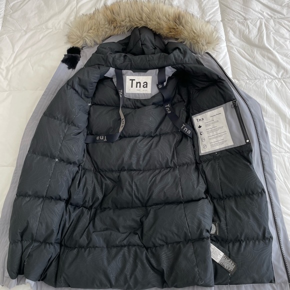 Aritzia Tna Winter Haven Parka Small Gray - Picture 11 of 15